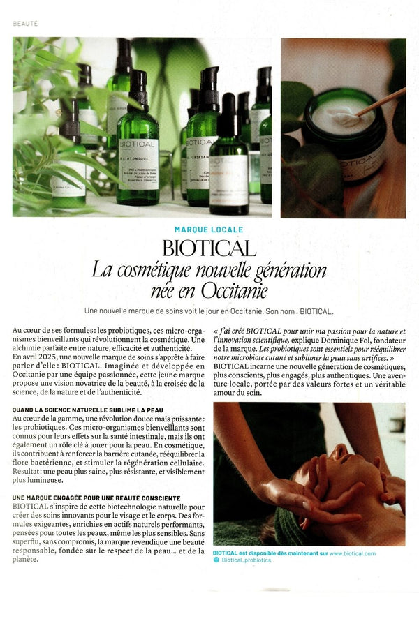 BIOTICAL dans Marie Claire